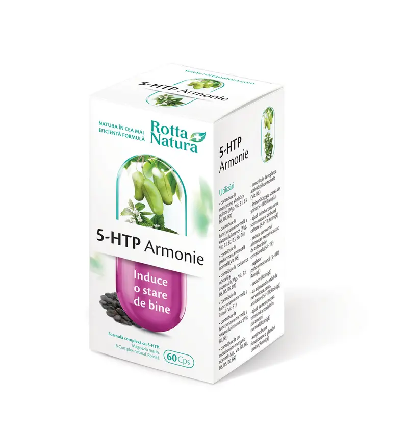 5-HTP Armonie 60 capsule – Rotta Natura - Mai puțină oboseală