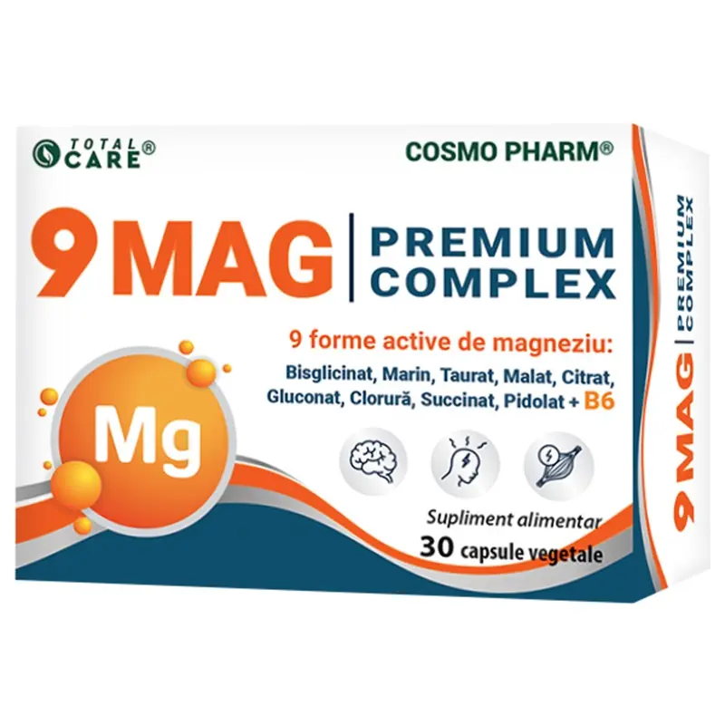 9 Mag Premium Complex 30 capsule vegetale – Cosmo Pharm
