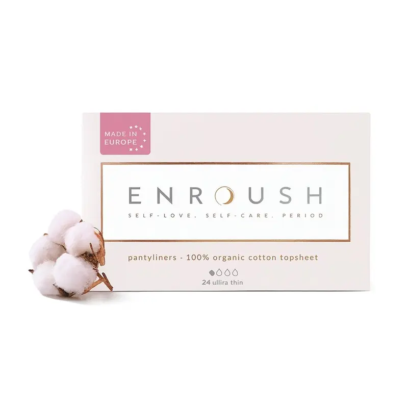Absorbante din bumbac zilnice ultra thin 24 buc – Enroush