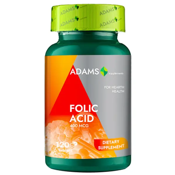 Acid folic 400 mcg 120 comprimate – Adams Vision
