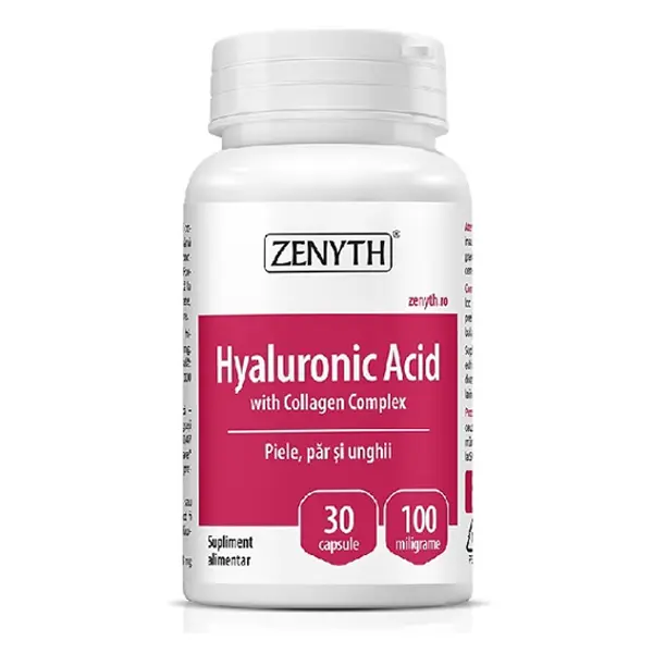 Acid Hialuronic cu Colagen 30 cps Zenyth