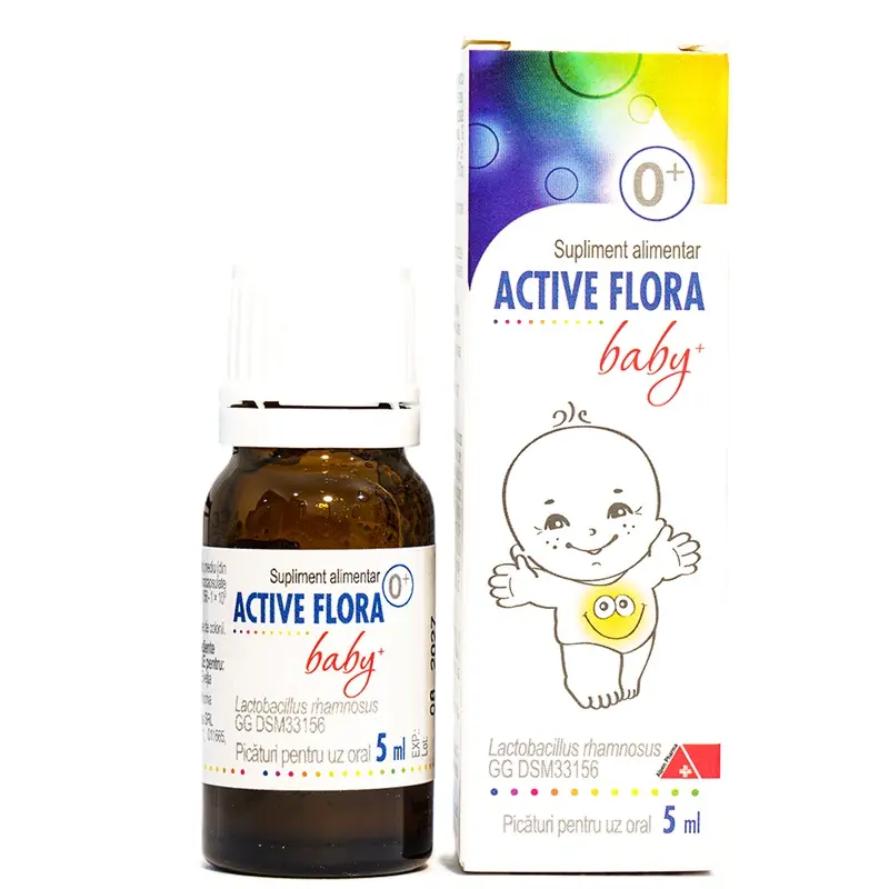 Active Flora Baby Plus picături 5 ml – Alpen Pharma