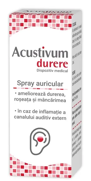 Acustivum spray auricular durere 20 ml – Zdrovit