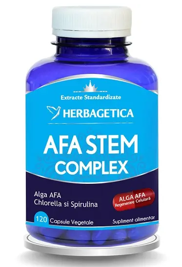 AFA Stem Complex 120 capsule – Herbagetica - Vitalitate zilnică