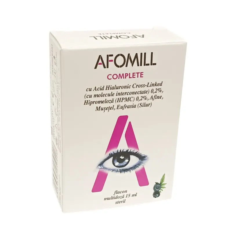 Afomill Complete picături de ochi 15 ml – Af United - Hidratare