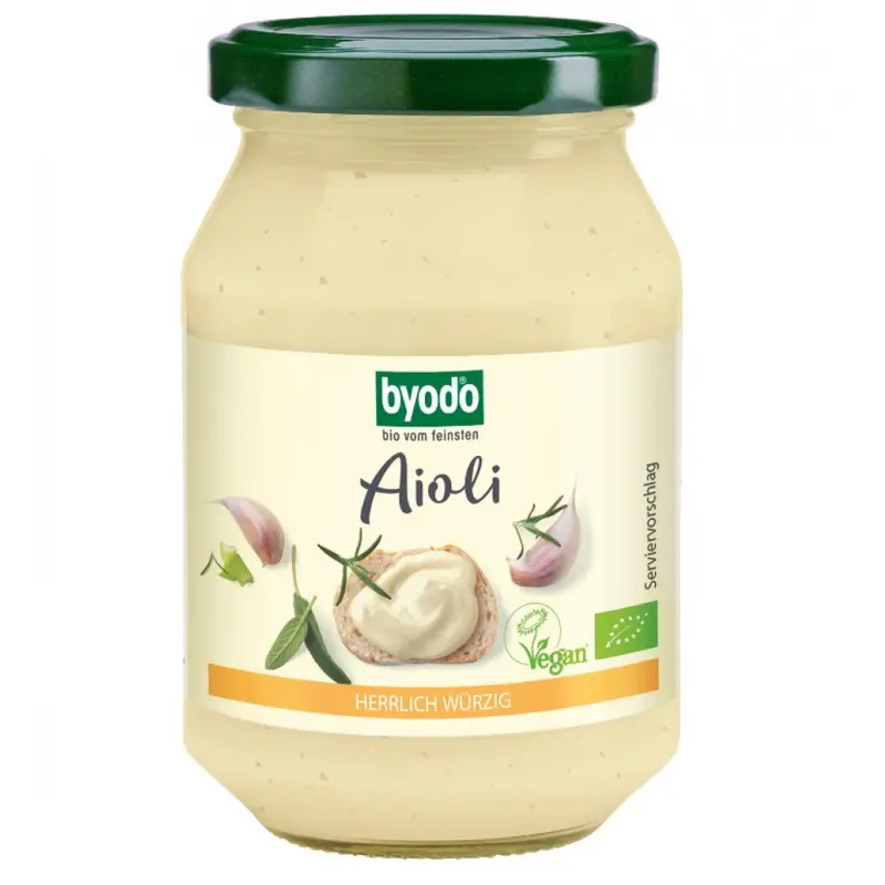 Aioli maioneza cu usturoi vegan bio, 250ml