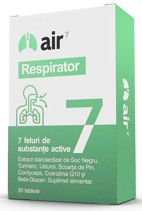 Air7 Respirator 30 tablete – Green Splid