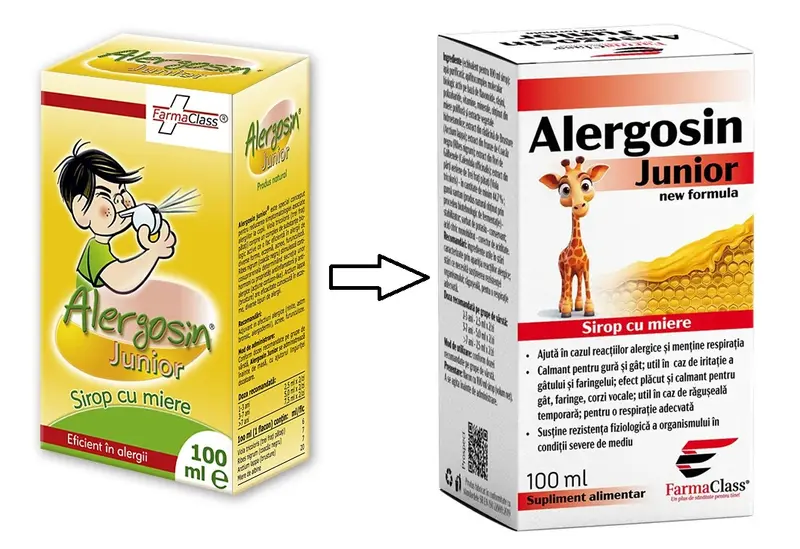 Alergosin junior sirop cu miere 100 ml – Farma Class
