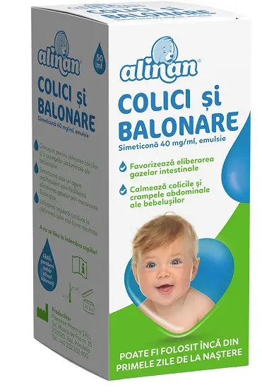 Alinan Colici și Balonare emulsie 50 ml – Fiterman Pharma