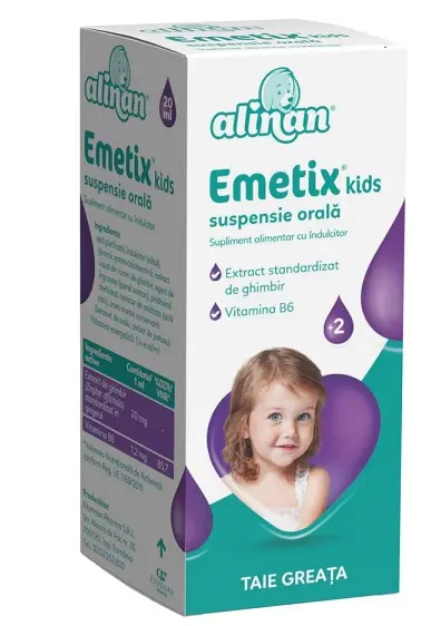 Alinan Emetix Kids suspensie orală 20 ml – Fiterman Pharma
