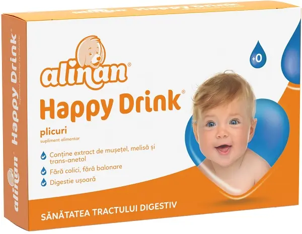 Alinan Happy Drink 0+ 20 plicuri x 3 g – Fiterman Pharma