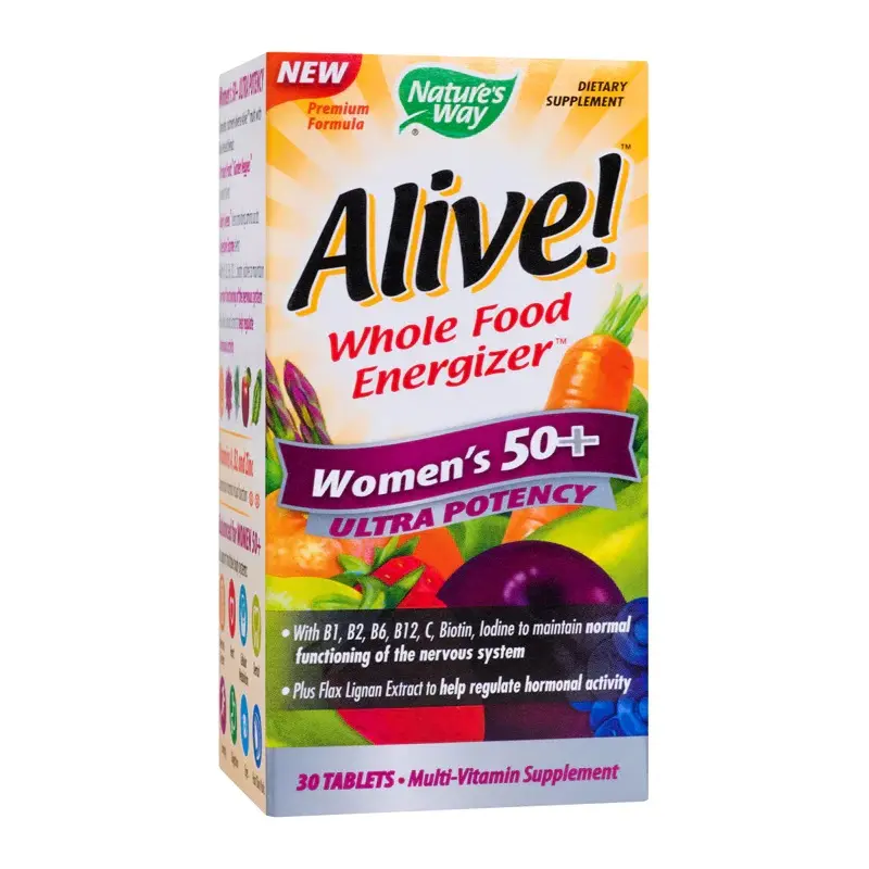 Alive! Women's 50+ Ultra 30 comprimate – Nature's Way Secom