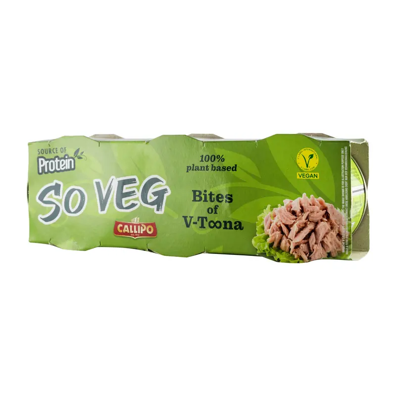 Alternativă vegană la carne de ton, 3x70g (210g) Callipo So Veg