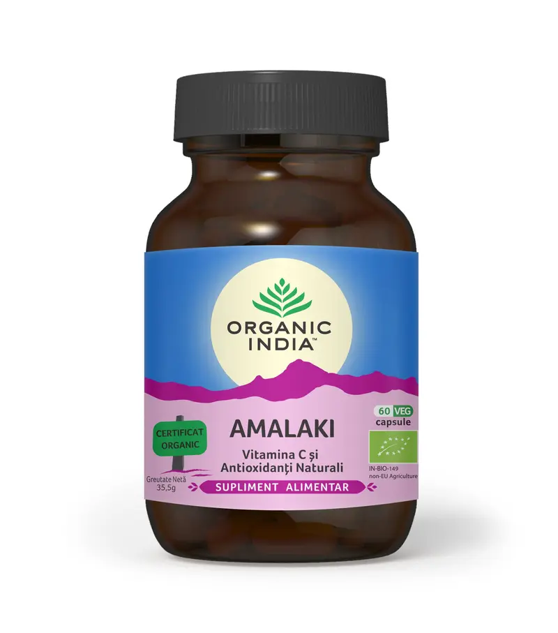 Amalaki Vitamina C & Antioxidanti Naturali 60cps ECO| Organic India