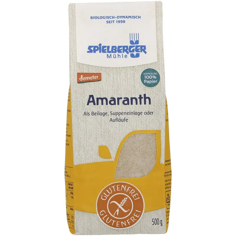 Amarant bio fara gluten, 500g