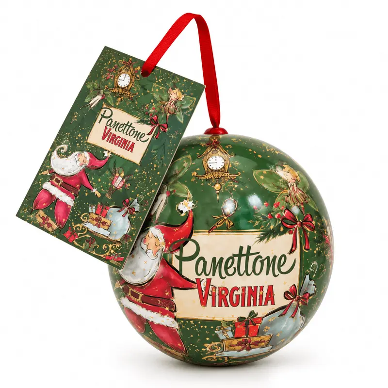 Amaretti Virginia panettone glob diametru 12cm 100g