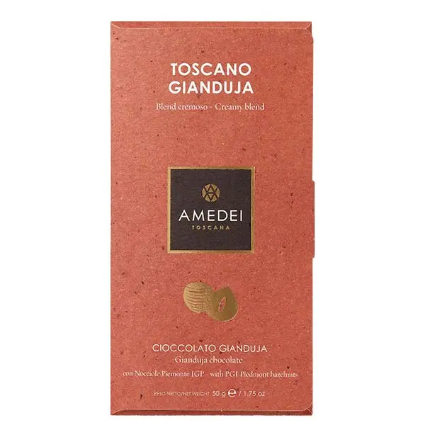 Amedei tabletă ciocolată cu Gianduja 50g