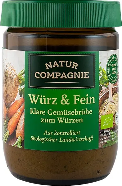 Amestec bio de baza pentru mancaruri si supe, 252g Natur Compagnie