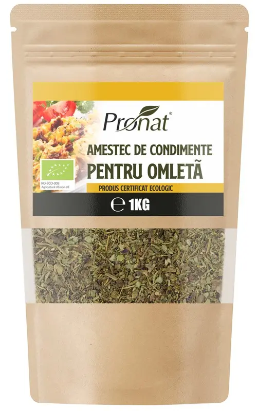 Amestec de condimente bio pentru omleta, 1kg Pronat