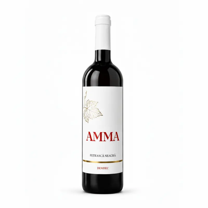 Amma Fetească Neagră Demisec 0.75L
