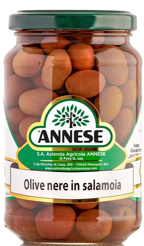 Annese Măsline negre în saramură 350gr