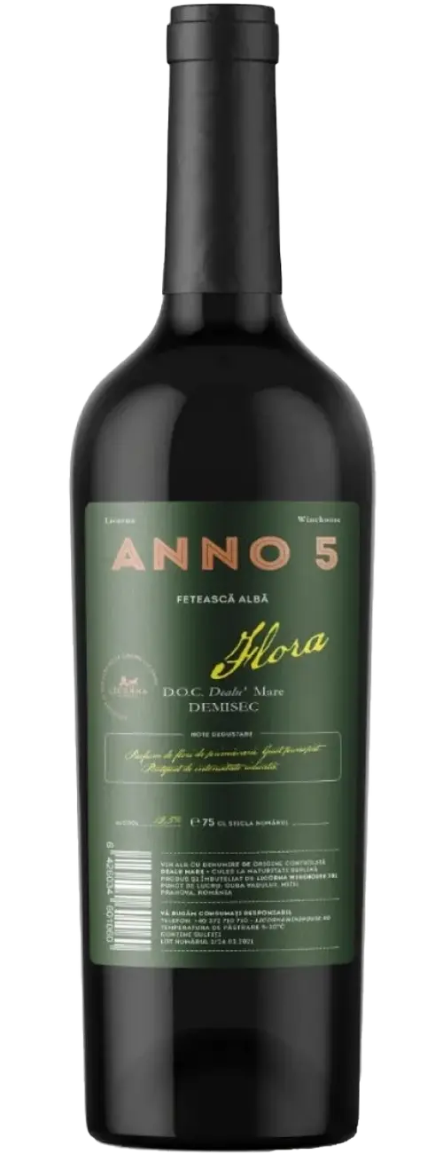 ANNO 5 Flora Feteasca Alba Licorna Winehouse