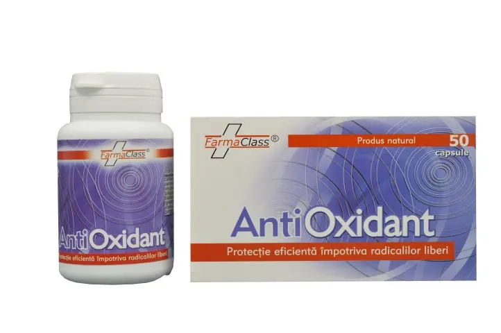 Antioxidant 50 capsule – Farma Class - Vitamina C și zinc