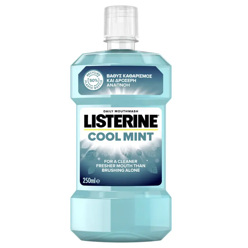 Apă de gură Cool Mint 250 ml – Listerine - Respirație proaspătă