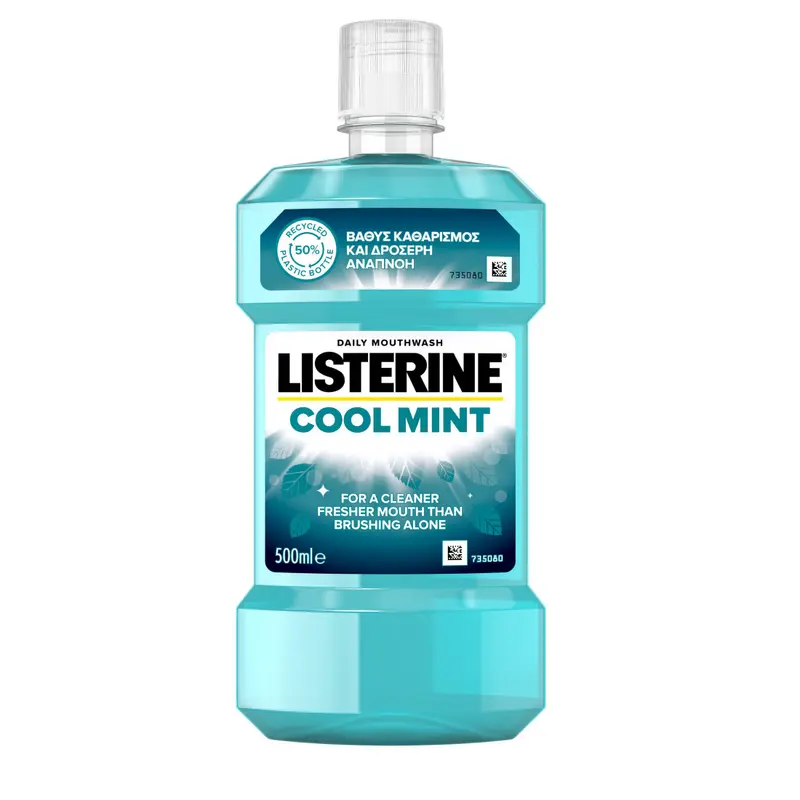 Apă de gură Cool Mint 500 ml – Listerine - Respirație proaspătă