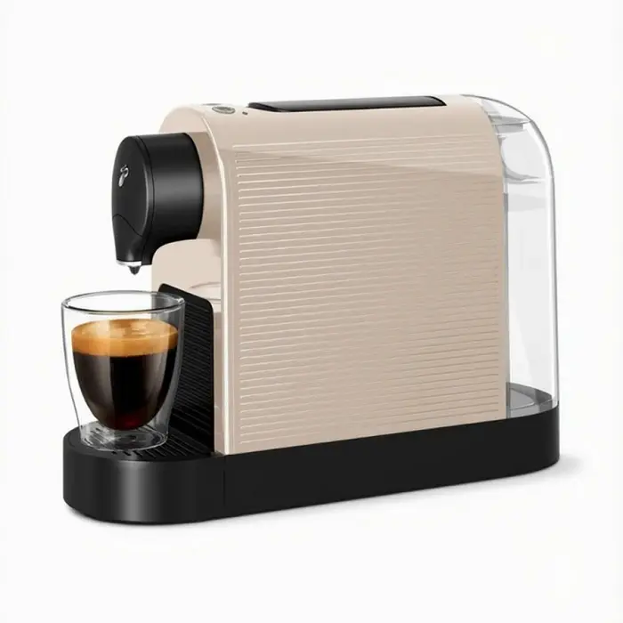 Aparat Capsule Tchibo Cafissimo Pure Plus, Bej + 240 Capsule Incluse