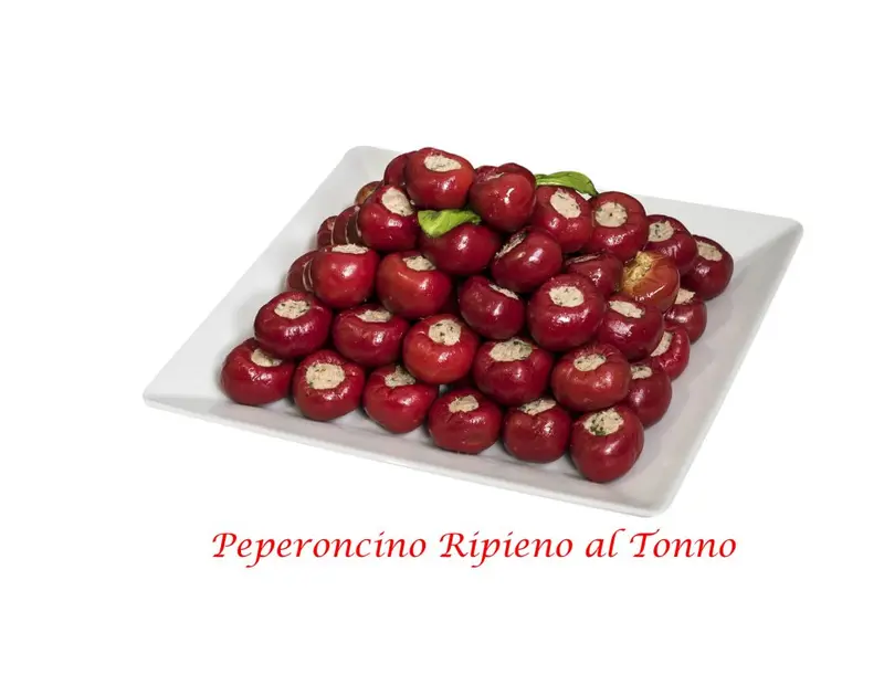 Ardei cu Ton 1062ML (borcan) BELLA CONTADINA