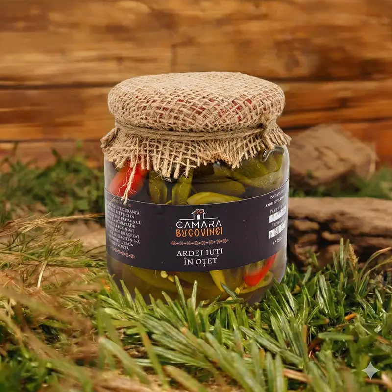 Ardei iuți în oțet 580 g