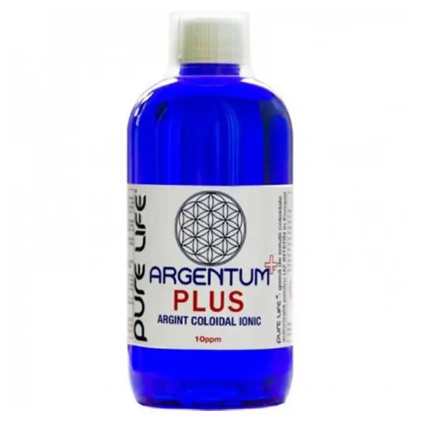 Argint Coloidal Ioni Argentum+ 10ppm 480ml Pure Life