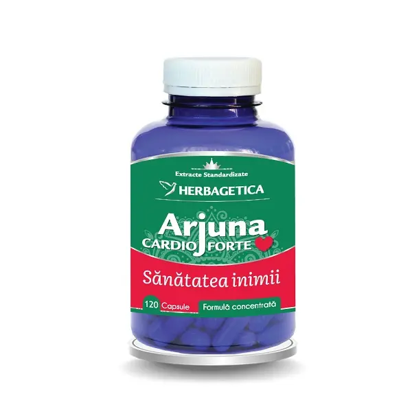Arjuna CardioForte 120 capsule – Herbagetica