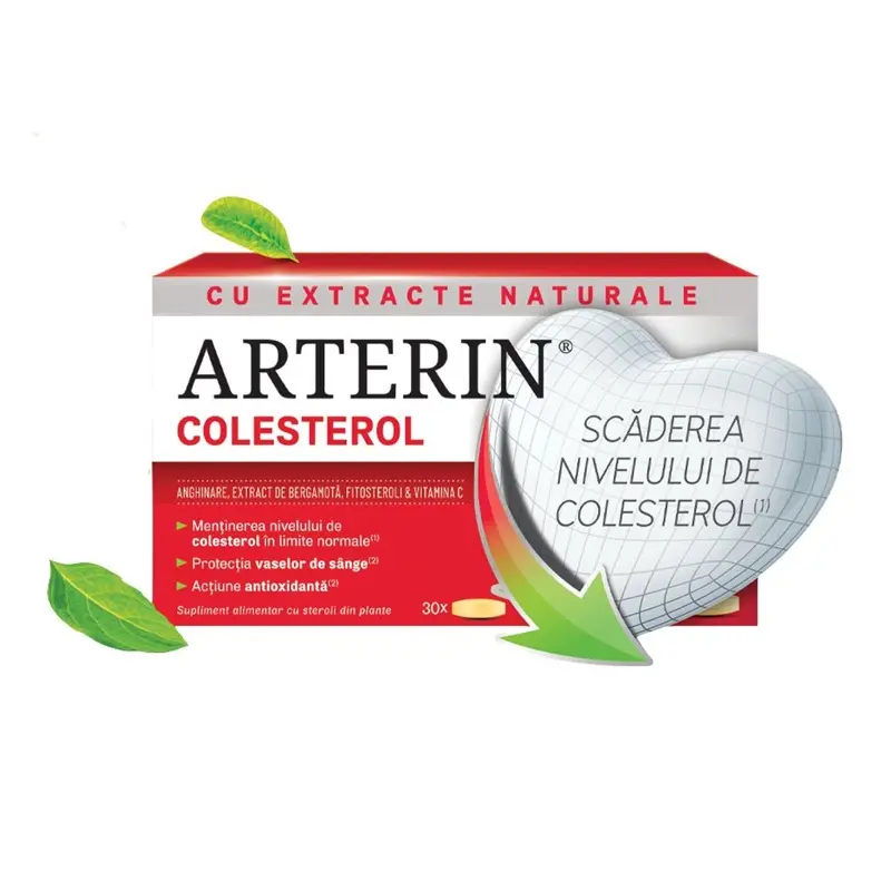 Arterin Colesterol 30 comprimate – Hipocrate