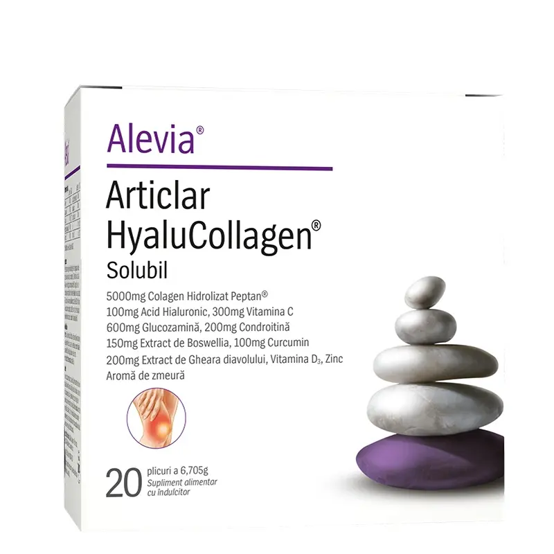 Articlar HyaluCollagen Solubil 20 plicuri – Alevia