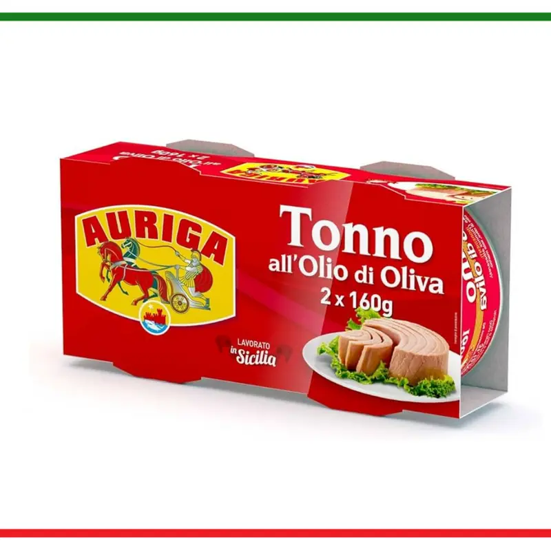 Auriga ton in ulei de masline 2x140g
