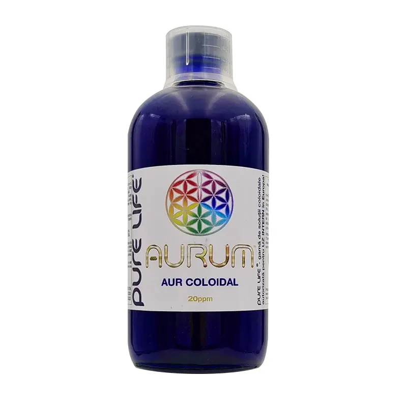 AURUM Aur coloidal 20ppm 480 ml Pure Life
