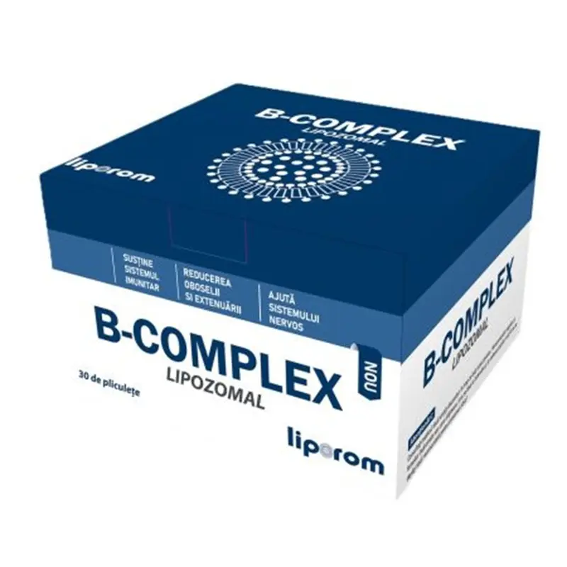 B-complex lipozomal 30 plicuri x 5 ml – Liporom