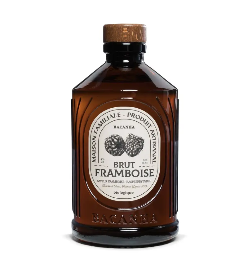 Bacanha sirop de Zmeura Brut Organic 400 ml