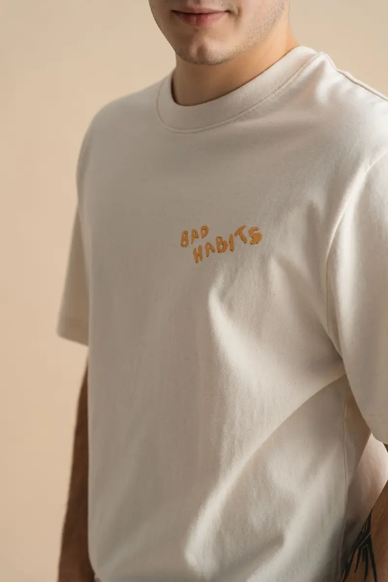 bad habits t-shirt, relaxed fit