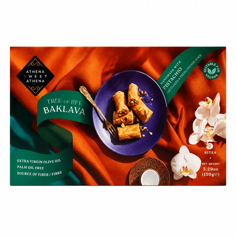 Baklava Tree of Life cu fistic, 150g – Athena Sweet Athena