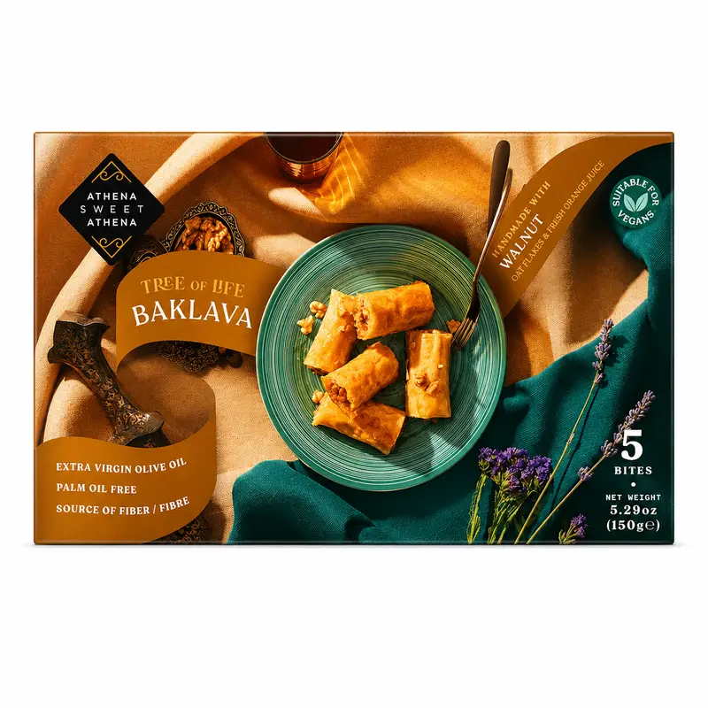 Baklava Tree of Life cu nucă, 150g – Athena Sweet Athena