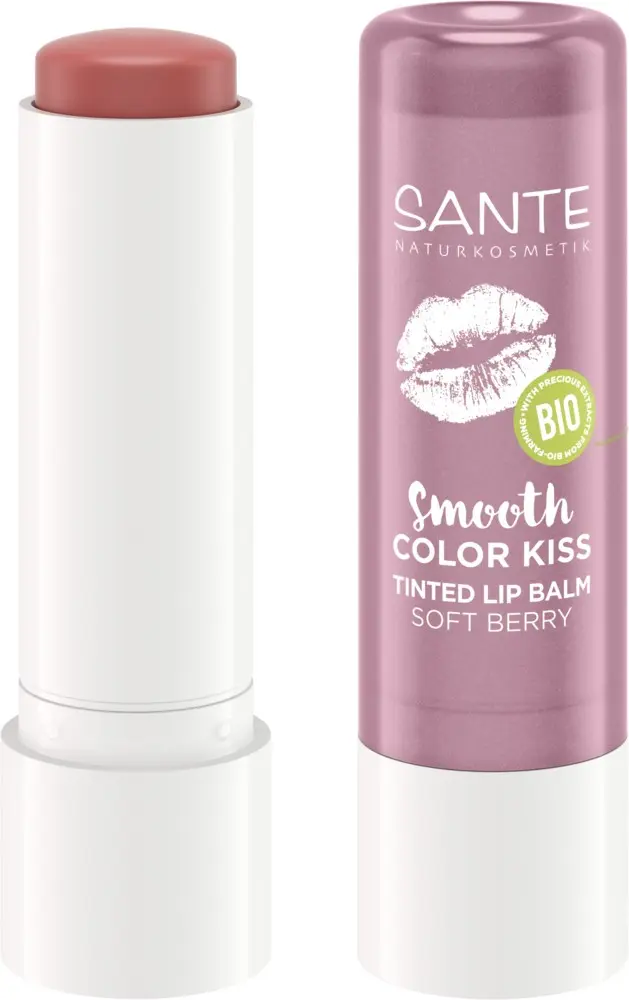 Balsam bio de buze Soft Berry, Sante