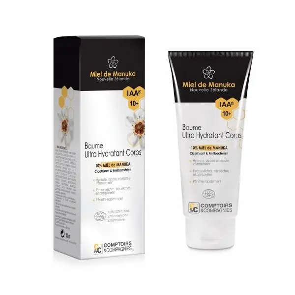 Balsam de corp ultrahidratant bio cu miere de manuka IAA 10+ 200ml C&C