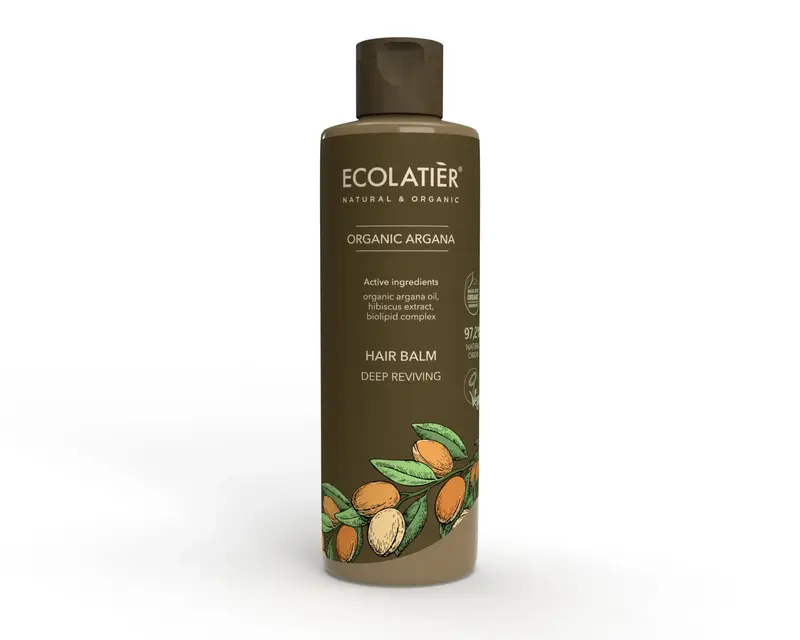 Balsam de par revigorant cu argan bio 250ml Ecolatier