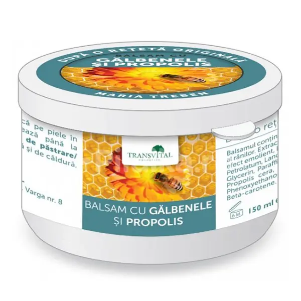 Balsam galbenele si propolis 150ml Quantum Pharm
