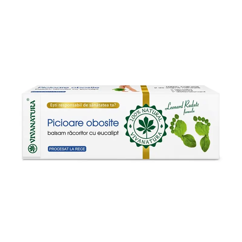 Balsam răcoritor picioare cu eucalipt 75 ml – VivaNatura