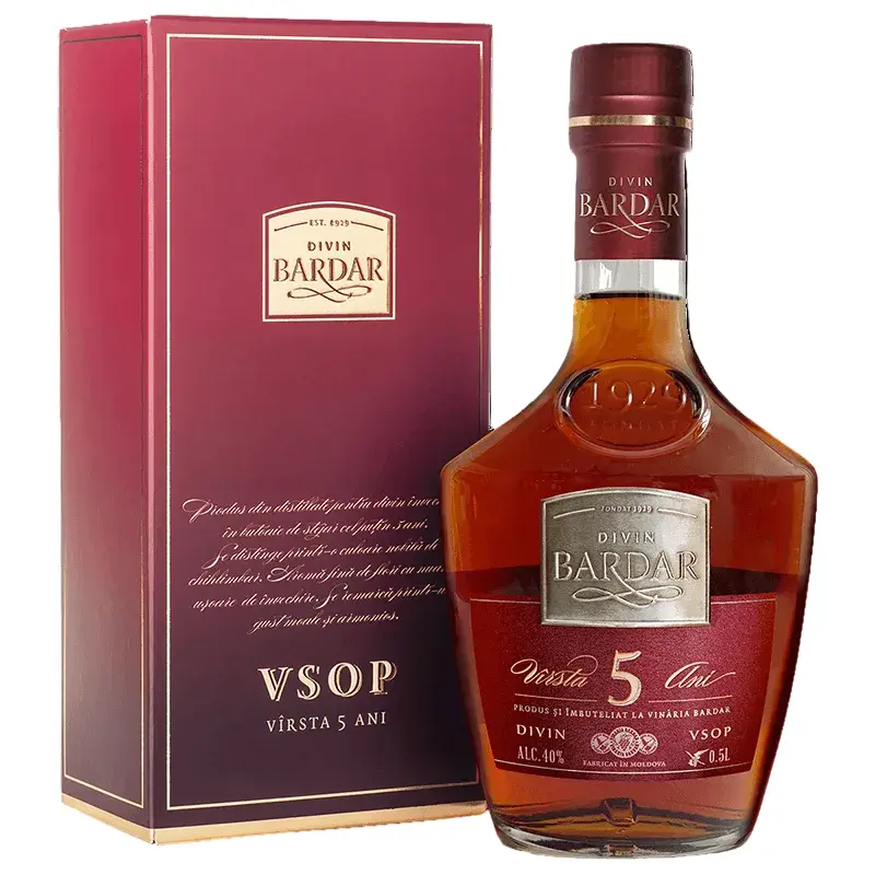 Bardar Silver VSOP 5 Ani 0.5L 40%