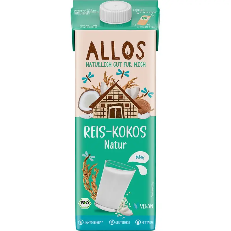 Bautura de orez si cocos bio, 1L